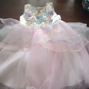 Toddler unicorn dress